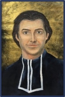 St Marcellin Champagnat portrait representing Champagnat house patron in Catholic education setting